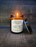Coffee House 8 oz Amber Jar